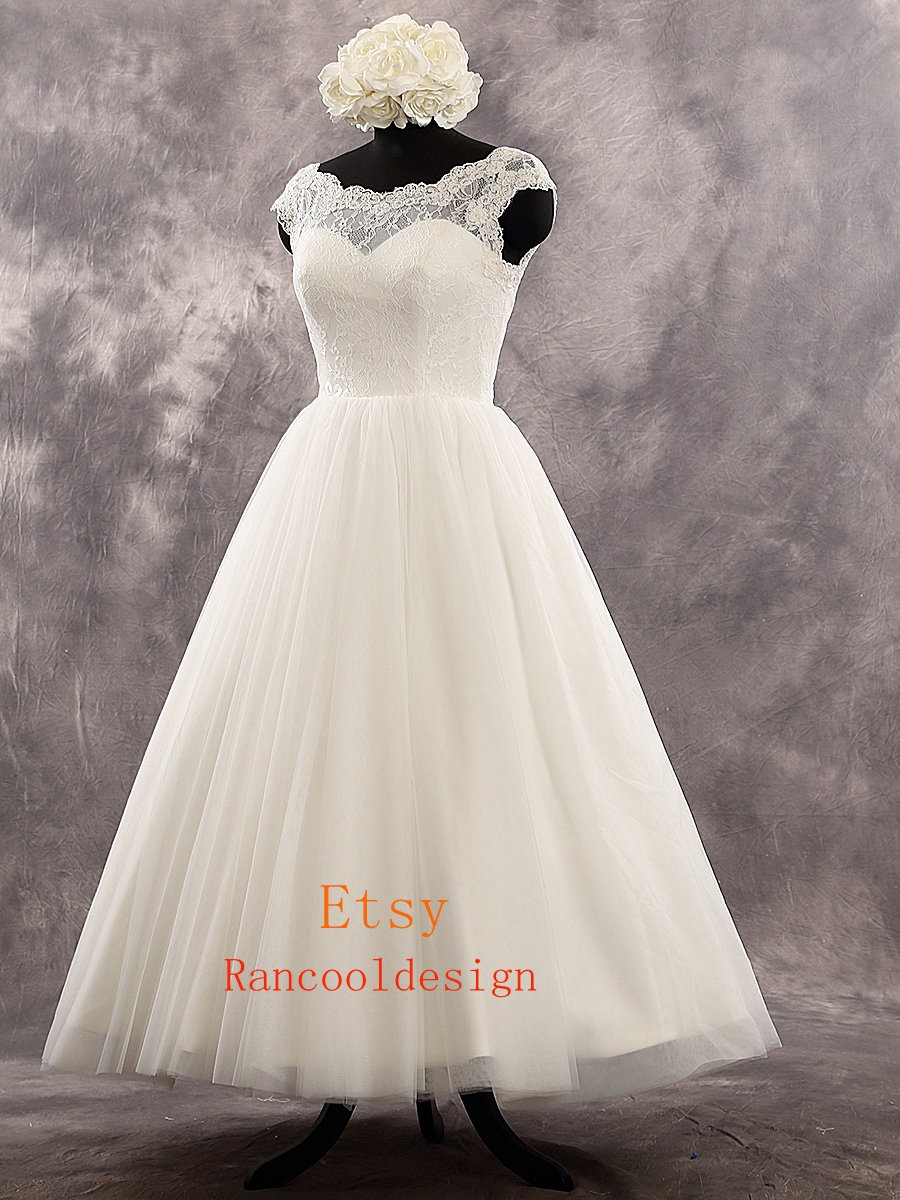 etsy short lace wedding dress Short Wedding Dress