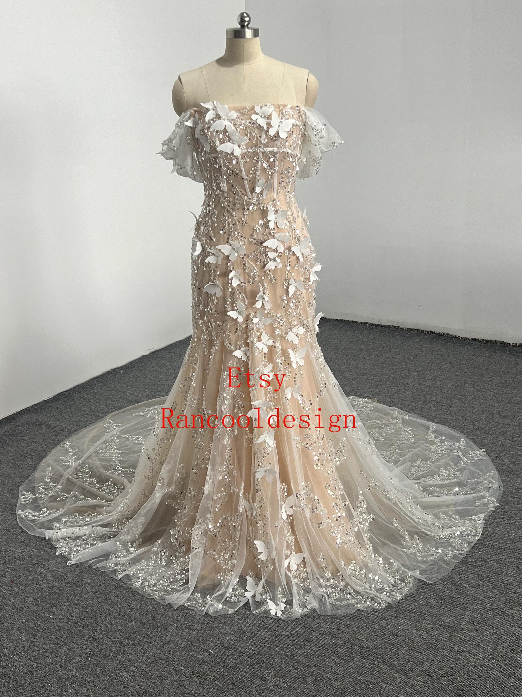 white and gold sequin dress Off the Shoulder Sequins Prom Dress, Mermaid Evening With S dress wedding prom gown dress 颜色:as picture PRETTYGARDEN Women's Summer Maxi