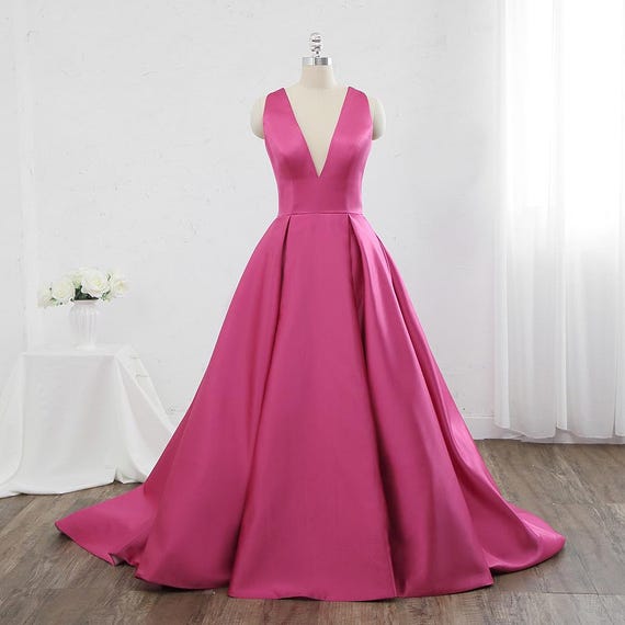 a line bardot wedding dress Light Blue Appliques V-Neck Belted A-Line Prom Dress – jkprom