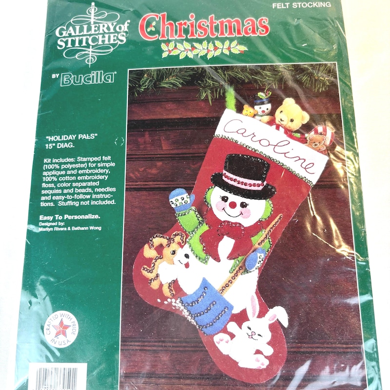 Bucilla Stocking Kit - Etsy