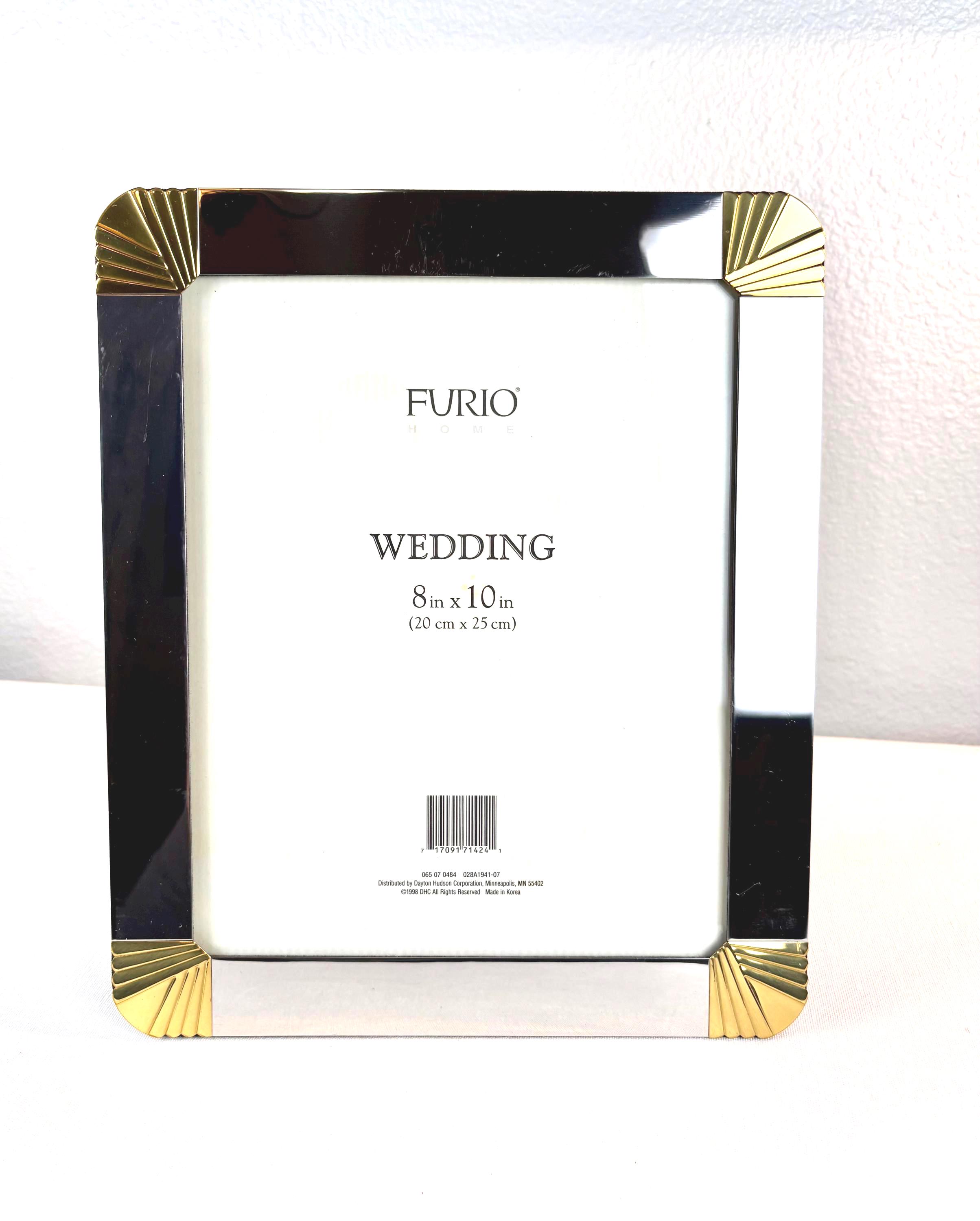 Serre-livres En Bois Avec Cadre Photo Furio – Style Art Déco – Marron Foncé