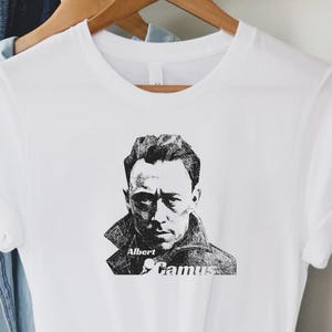 Albert Camus T-Shirt – Existentialist Quote Tee, Minimalist Literary Shirt, Philosophy Gift Idea