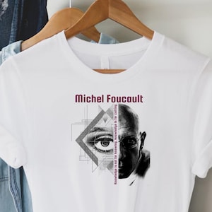T-shirt Michel Foucault – T-shirt abstracte filosofie, panopticumontwerp, sociologiecadeau