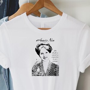Literary T-Shirt: Anaïs Nin Explorer of Inner Worlds