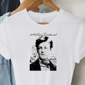 Arthur Rimbaud T-Shirt – Visionary Poet Tee, Dark Academia Literary Gift