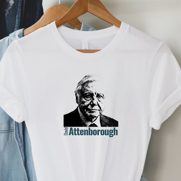 David Attenborough T-Shirt | Nature's Narrator Tribute