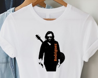 Koszulka z ikoną muzyki Sixto Rodriguez | Projekt legendy folk rocka