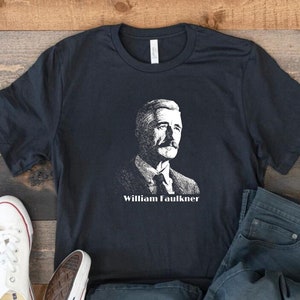 William Faulkner Inspired Tee | Literary Icon Design