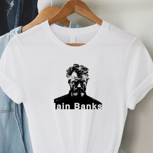 Iain Banks Literary Tribute Tee | Sci-Fi and Culture Design