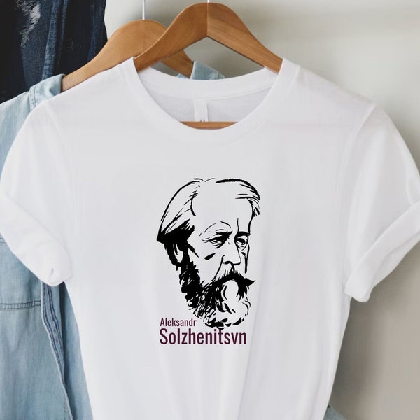 Aleksandr Solzhenitsyn T-Shirt | Literary Courage Tribute