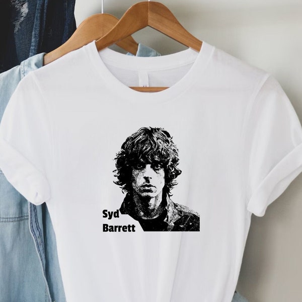 Syd Barrett Tribute T-Shirt | Psychedelic Art Inspired by a Musical Icon