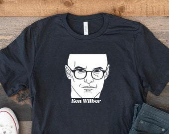 Camiseta icónica de Ken Wilber / Homenaje a un filósofo