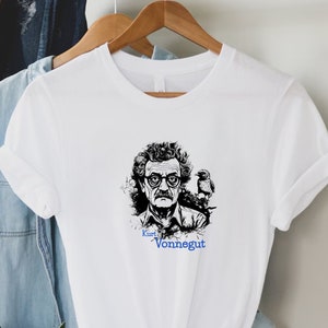 Kurt Vonnegut Camiseta de &lt;br&gt; Entrega Rápida? Impressão de Kurt Vonnegut | Presente de Literatura