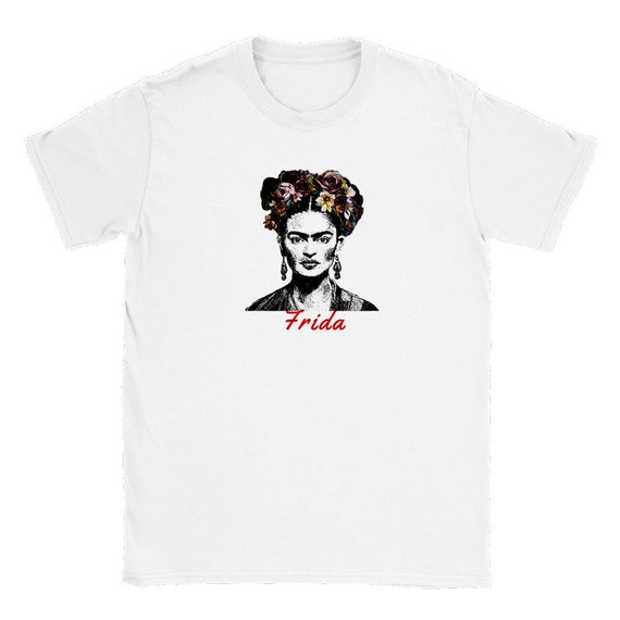 Fierce Like Frida T-Shirt Minimalist Graphic Tee Fierce Like Frida T-Shirt Minimalist Graphic Tee