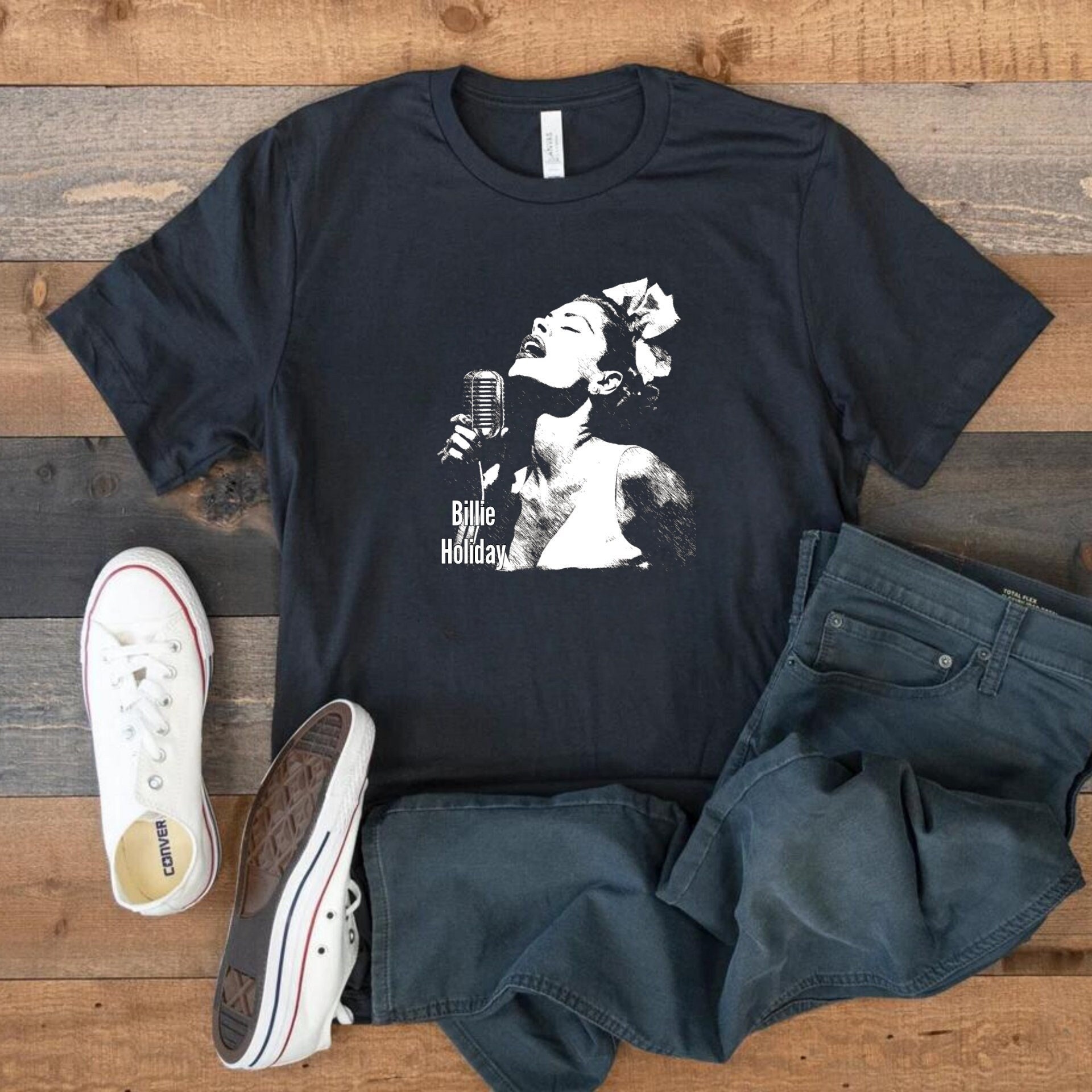 Billie Holiday T Shirt - Etsy Billie Holiday T Shirt - Etsy