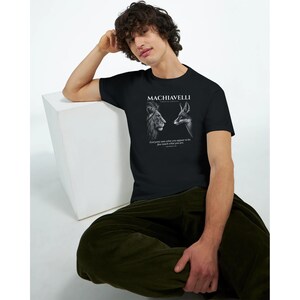 Machiavelli Print — Lion and Fox — Dark Academia Wall Art — The Prince — Political Philosophy image 7