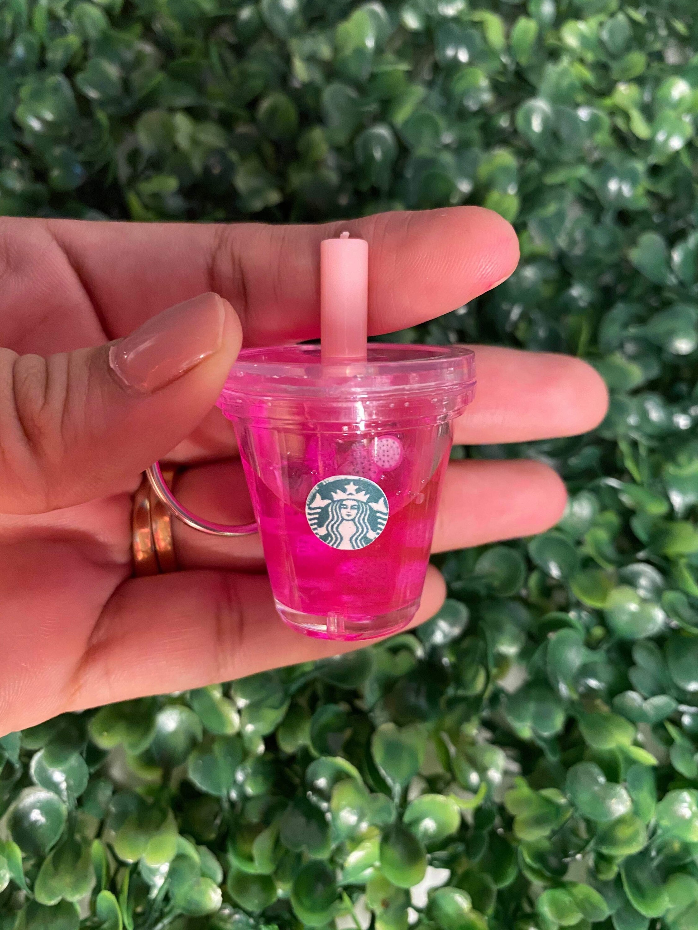 Starbucks drink shaker keychains Etsy
