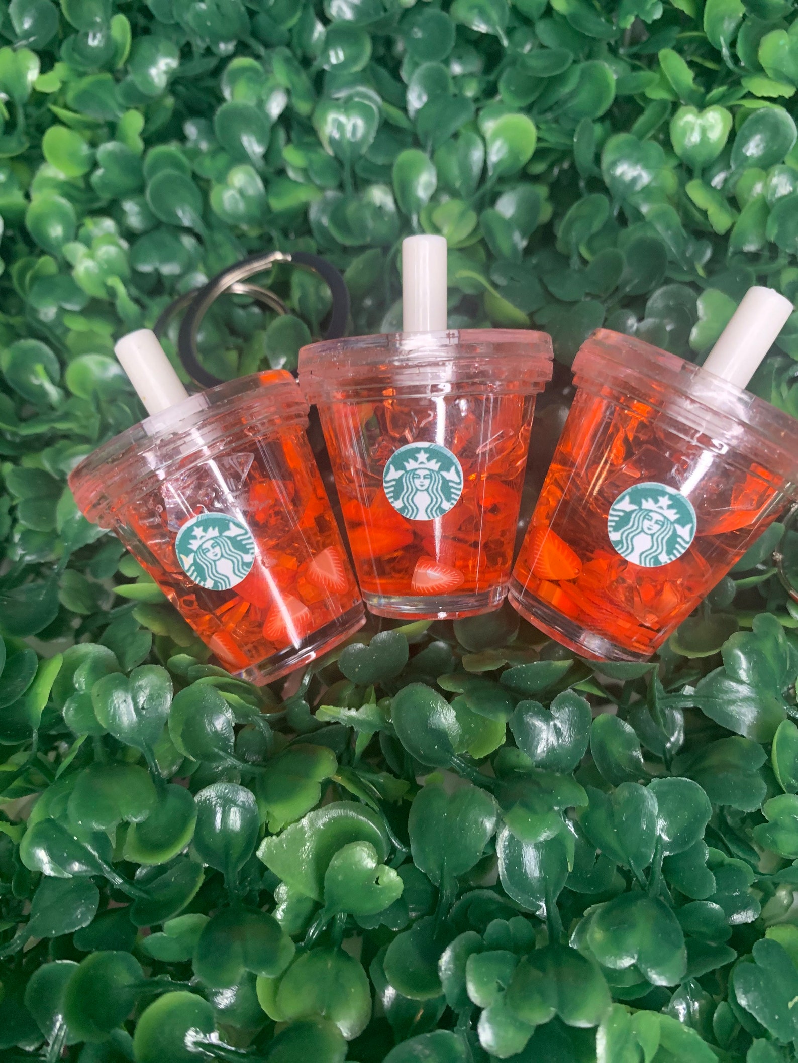 Starbucks drink shaker keychains Etsy