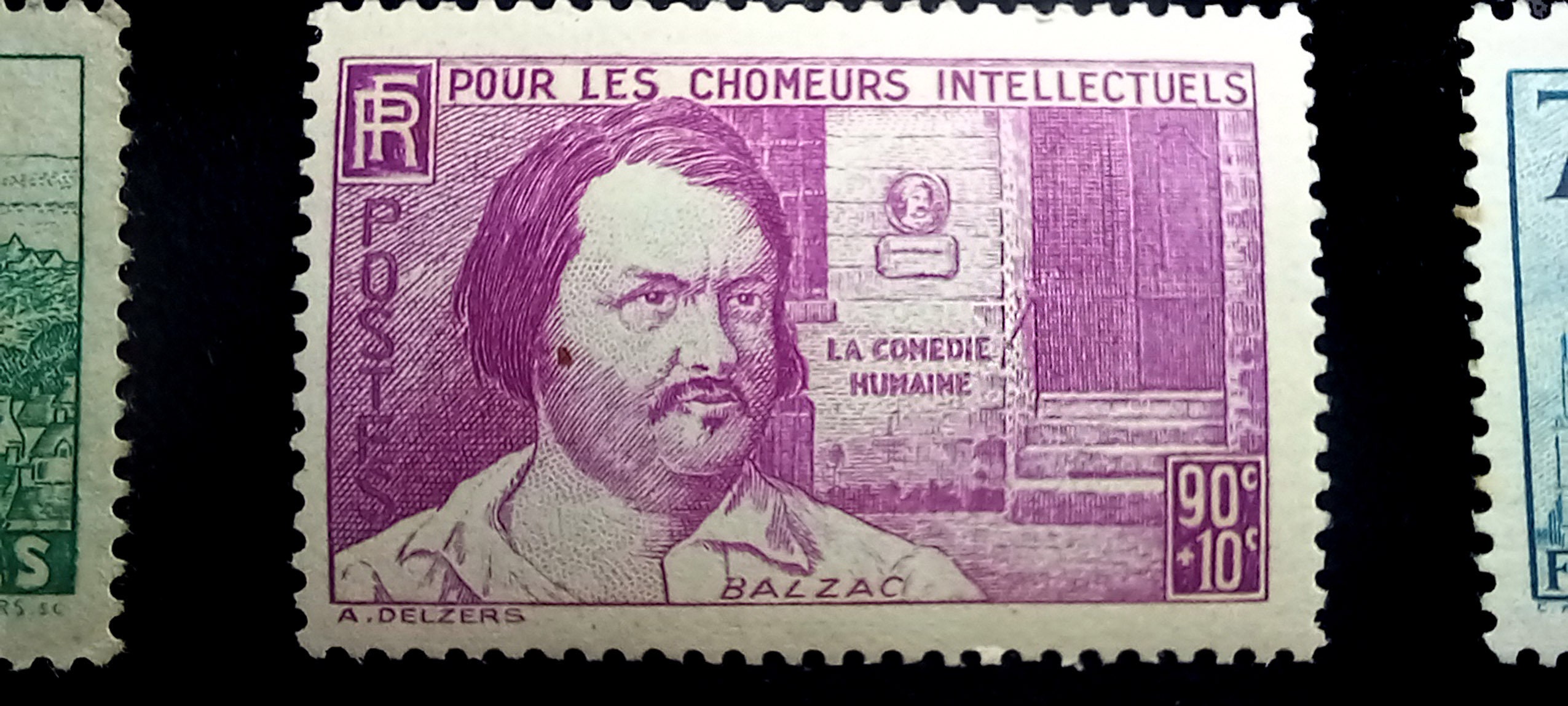1924年から1937年までのフランス共和国の希少なヴィンテージ切手10枚