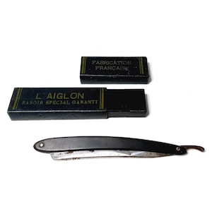Vintage Cut-Throat Razor Sheffield, kappersaccessoire