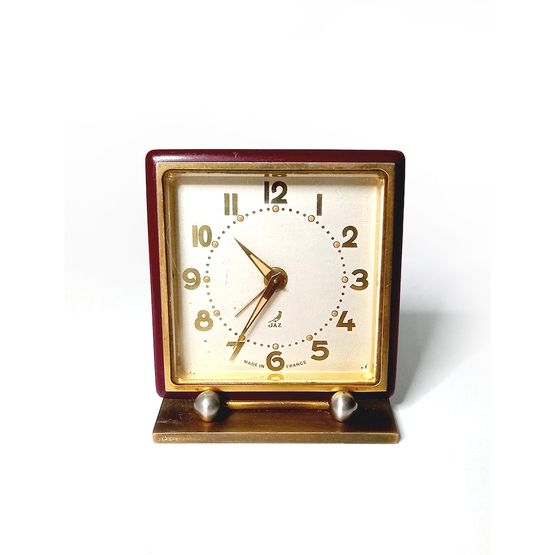 Vintage Jaz Mechanical Alarm Clock for Tabletop Etsy
