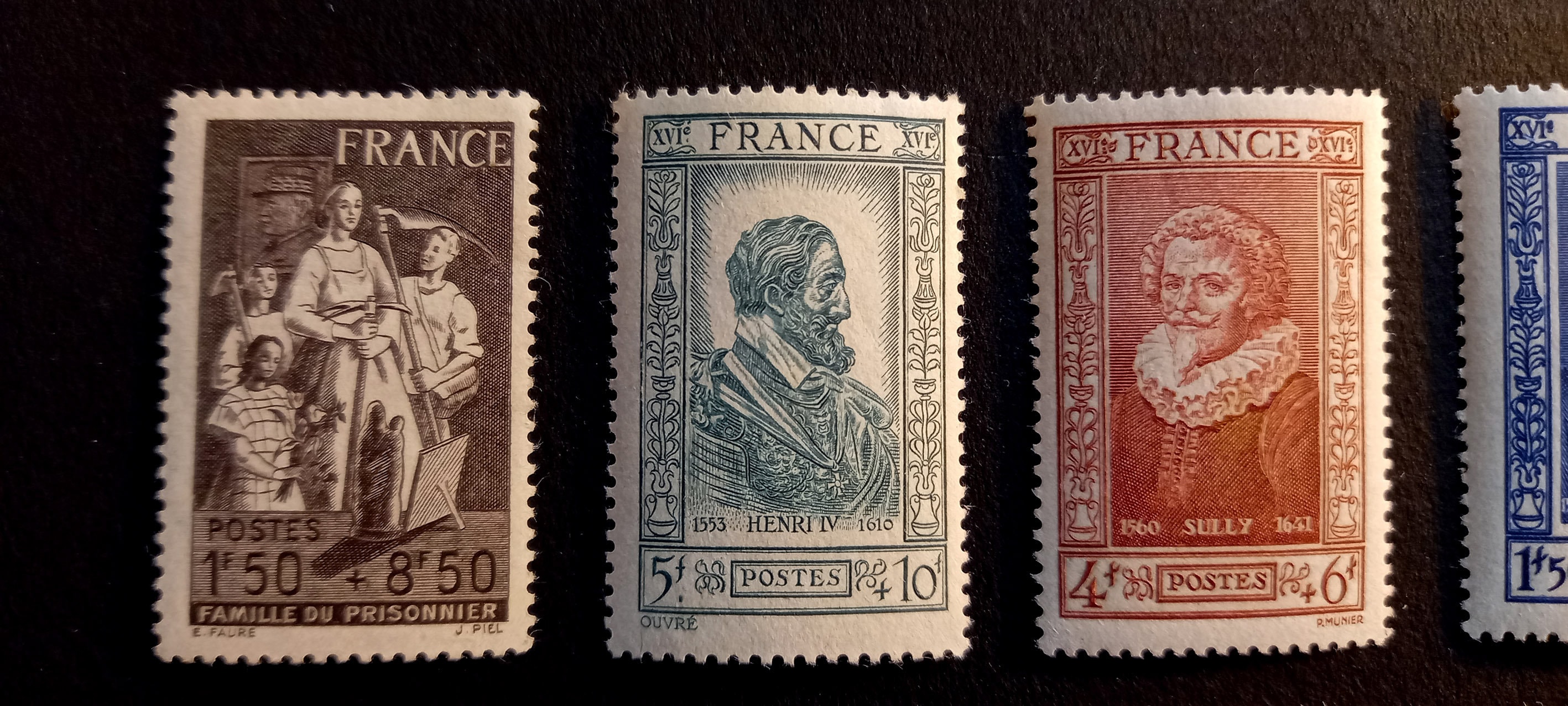 1943年のフランス共和国のヴィンテージ切手20枚 - Etsy 日本