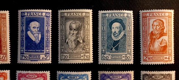 フランス切手 1943年のフランス共和国のヴィンテージ切手20枚 - Etsy 日本