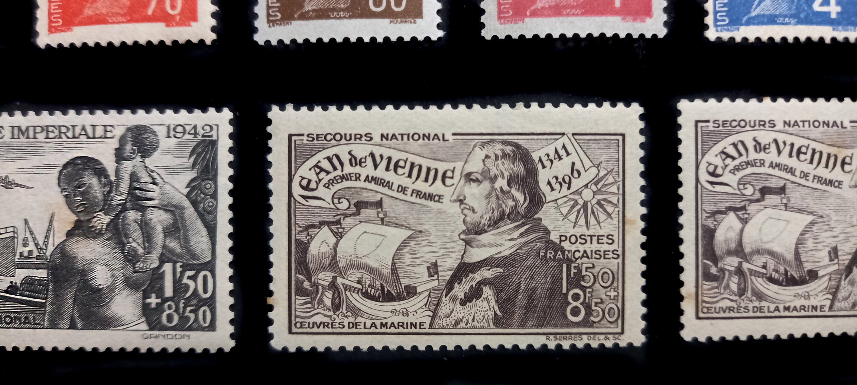 1942年から1945年までのフランス共和国のヴィンテージ切手24枚 - Etsy 日本