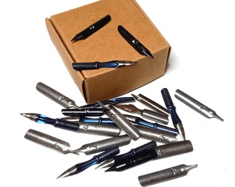 Lot of 20 Vintage Drawing Nibs, Calligraphy Tool