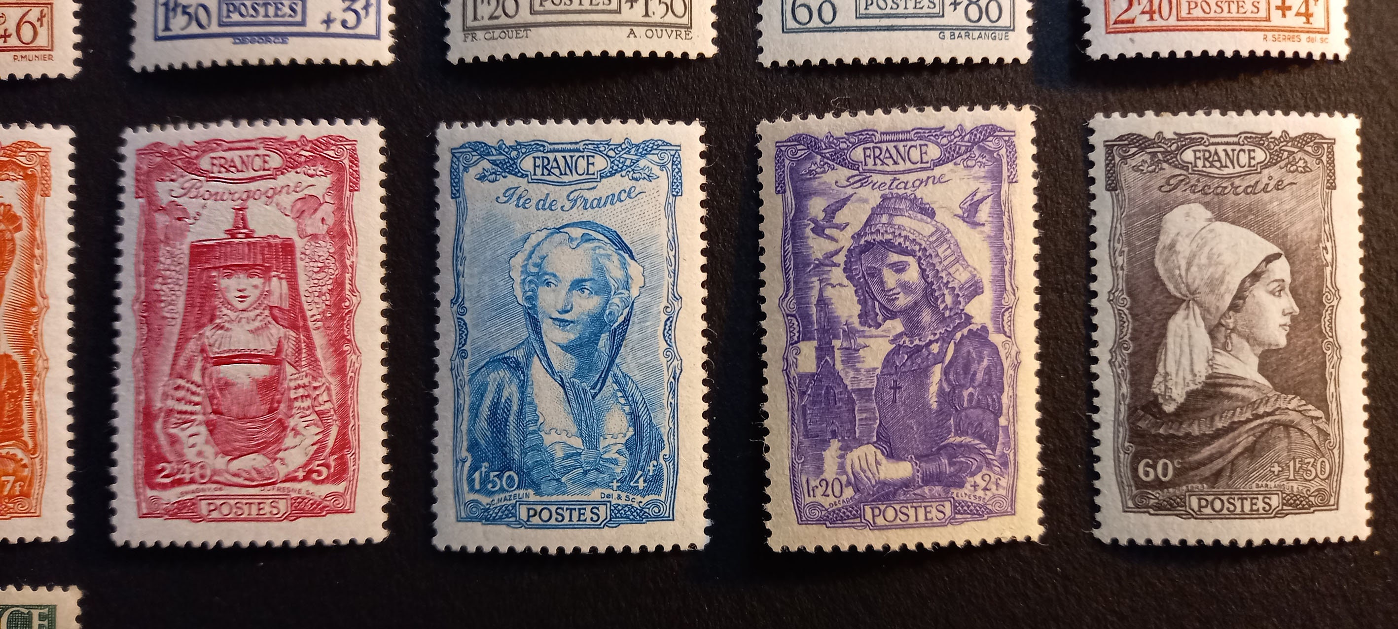 1943年のフランス共和国のヴィンテージ切手20枚 - Etsy 日本