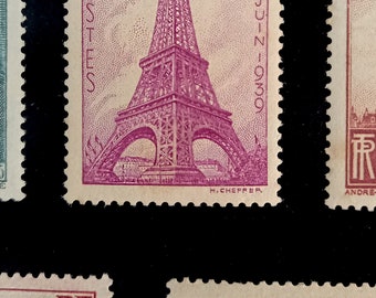 1938年から1940年までのフランス共和国のヴィンテージ切手13枚 - Etsy 日本