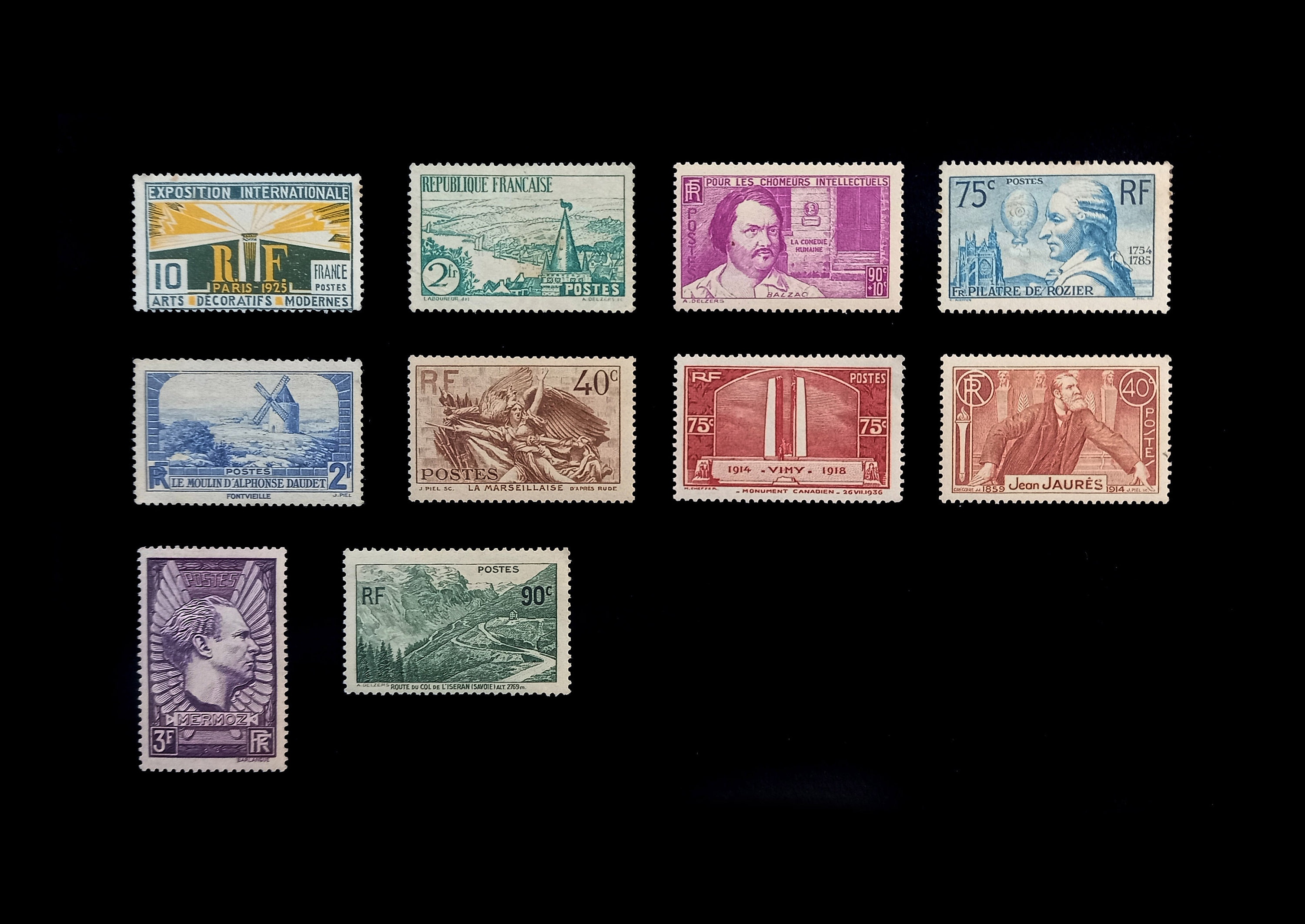 パリ五輪の切手（フランス 1924年） パリ五輪の切手（フランス 1924年） Summer Olympics Paris 1924