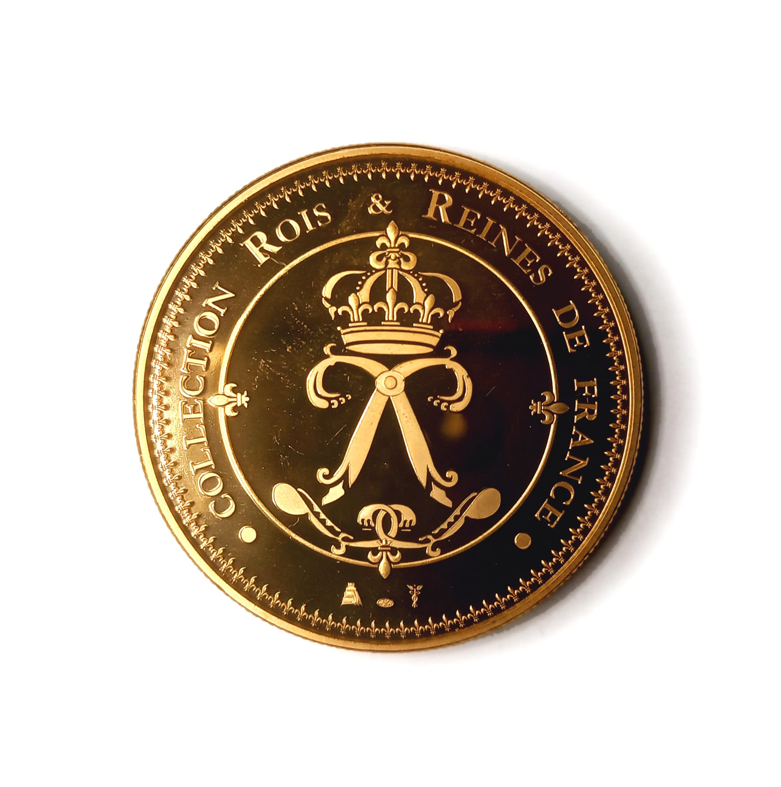 MÉDAILLE HENRI IV et Marie de Médicis (Bronze ) EUR 34,50 - FR