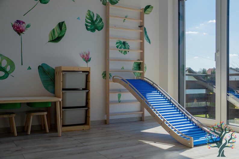 Sensory Rolling Slide With Climbing Triangle, Pickler Triangle With a