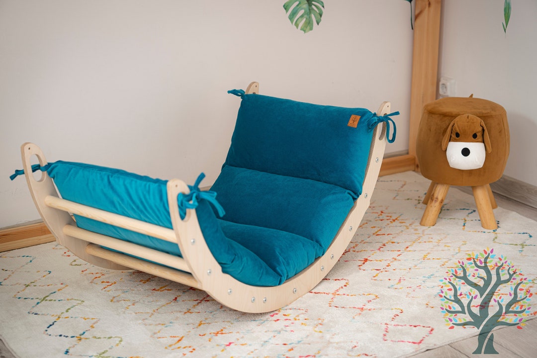 Montessori Arch Rocker with Ramp and Pillow