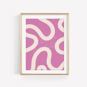 Printable Pink Wall Art Digital Download - Wall Print