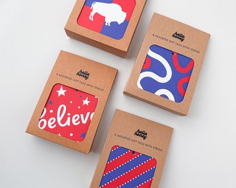 Buffalo Bills Inspired Gift Tags - Set of 8