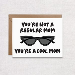 Tarjeta de felicitación de mamá genial. Tarjeta del Día de la Madre. Regalo para nueva mamá.