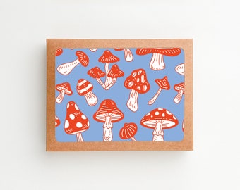 Funky Mushroom Notecard Set