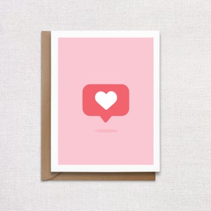 Appuyez deux fois sur la carte de Saint-Valentin du bouton d'amour. Je t'aime bien Vday Card.. Carte de la Saint-Valentin.