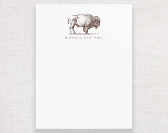 Buffalo, New York Notepad. Buffalo Stationery Gift.