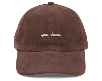 Yee-Haw Texas Vintage Corduroy Hat