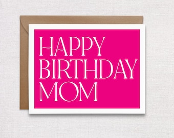 Alles Gute zum Geburtstag Mama Grußkarte. Mutter-Geburtstag