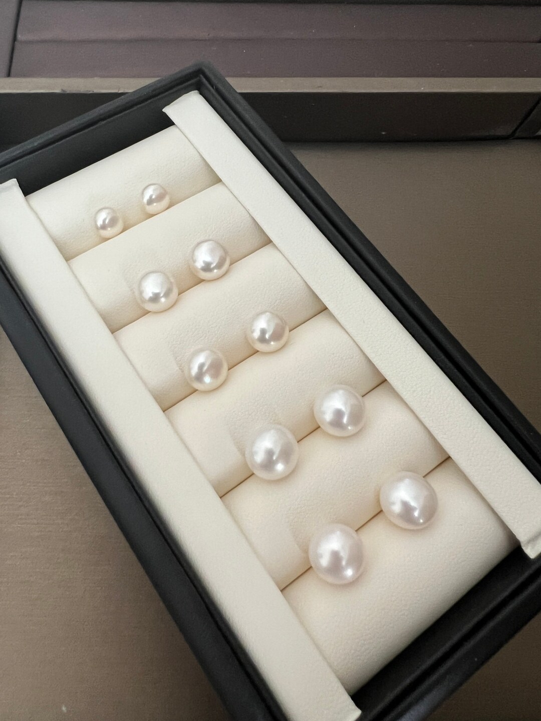 V3 Jewelry Sterling Silver Set of Three Freshwater Pearl Stud Earrings main image 0