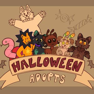 Halloween Themed Furry/Monster Adopts