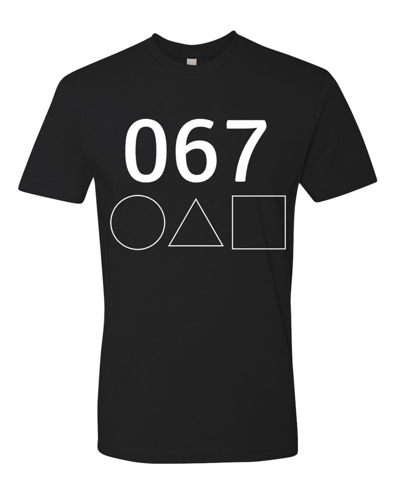 Squid Game Premium Quality Mens and Womens T Shirt - Black