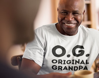 NUEVO Abuelo Divertido Camiseta "O.G. Original Grandpa" Camisa / Gran Regalo para el Abuelo / Regalos del Día del Padre