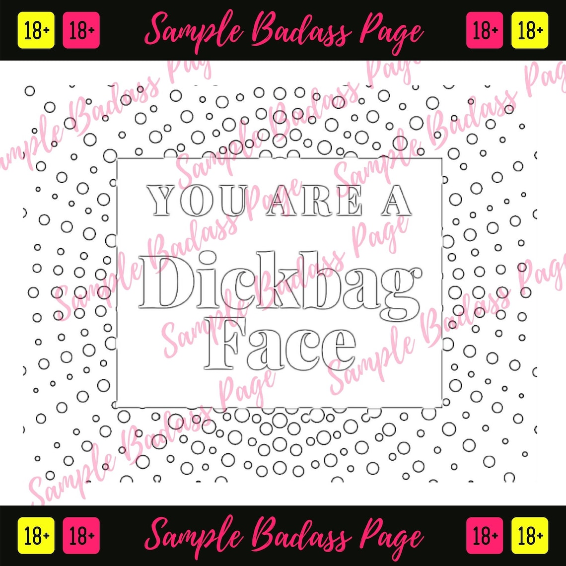 18 ONLY The Dirtiest Adult Coloring Book Ever 25 | Etsy
