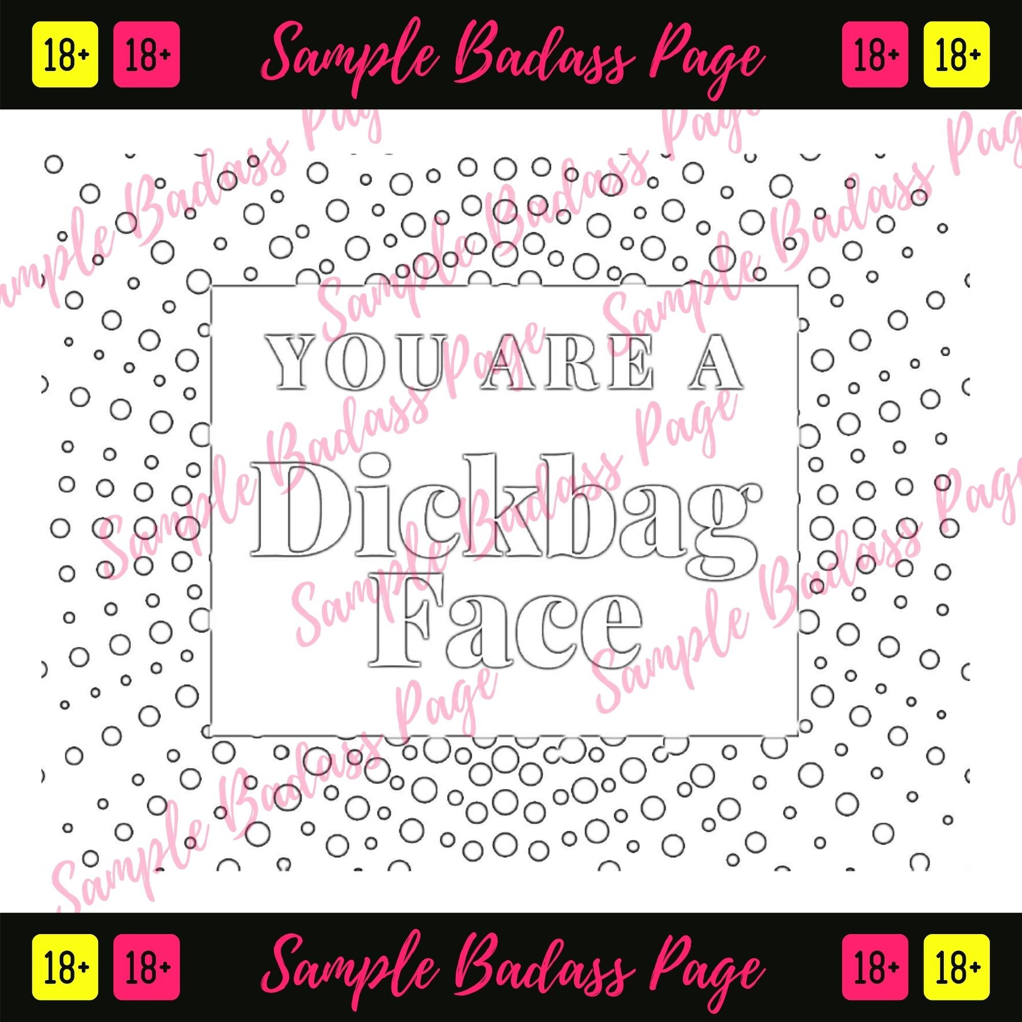 18 ONLY The Dirtiest Adult Coloring Book Ever 25 | Etsy