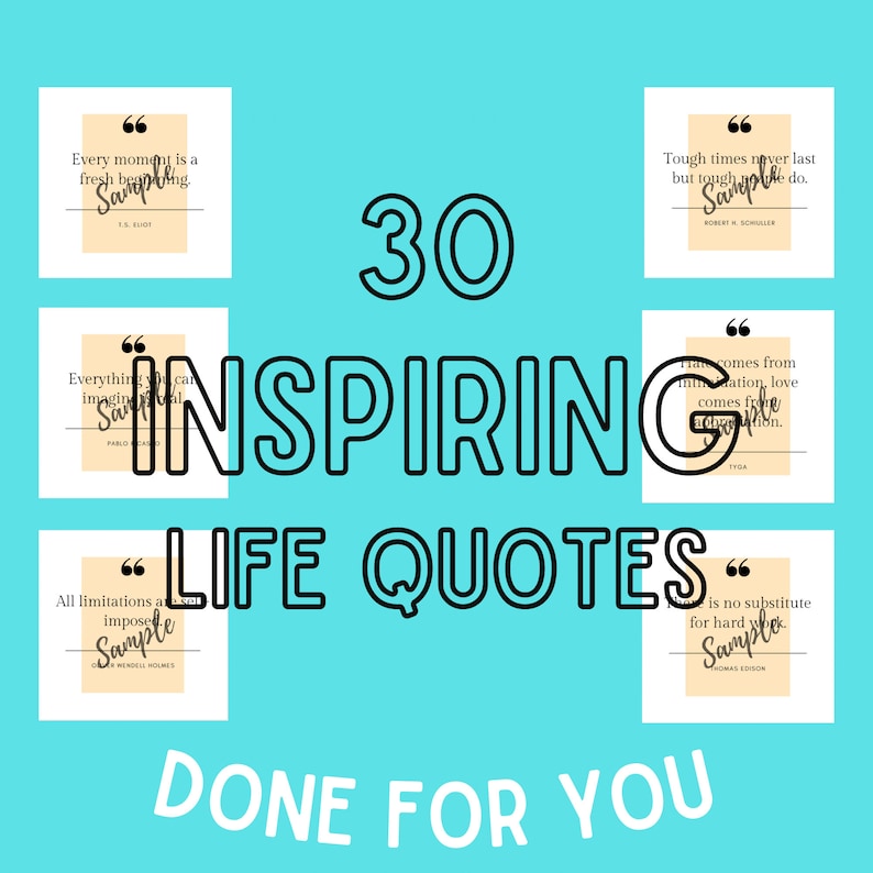 Encouraging Posts 30 Inspiring and Motivational Life Quotes Ready-made Social Media Posts ...